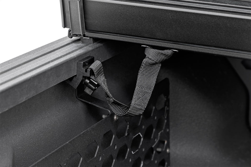 Rough Country 45810550A Hard Folding Bed Cover 5.0 Foot Bed 20-22 Jeep Gladiator JT 4WD Rough Country - Truck Part Superstore