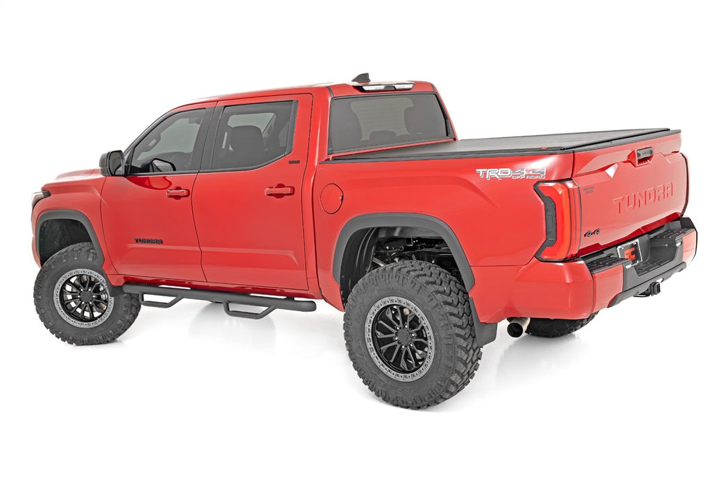 Rough Country 72002 Nerf Steps Cab Length Crew Max Toyota Tundra 2WD/4WD (22-23) Rough Country - Truck Part Superstore