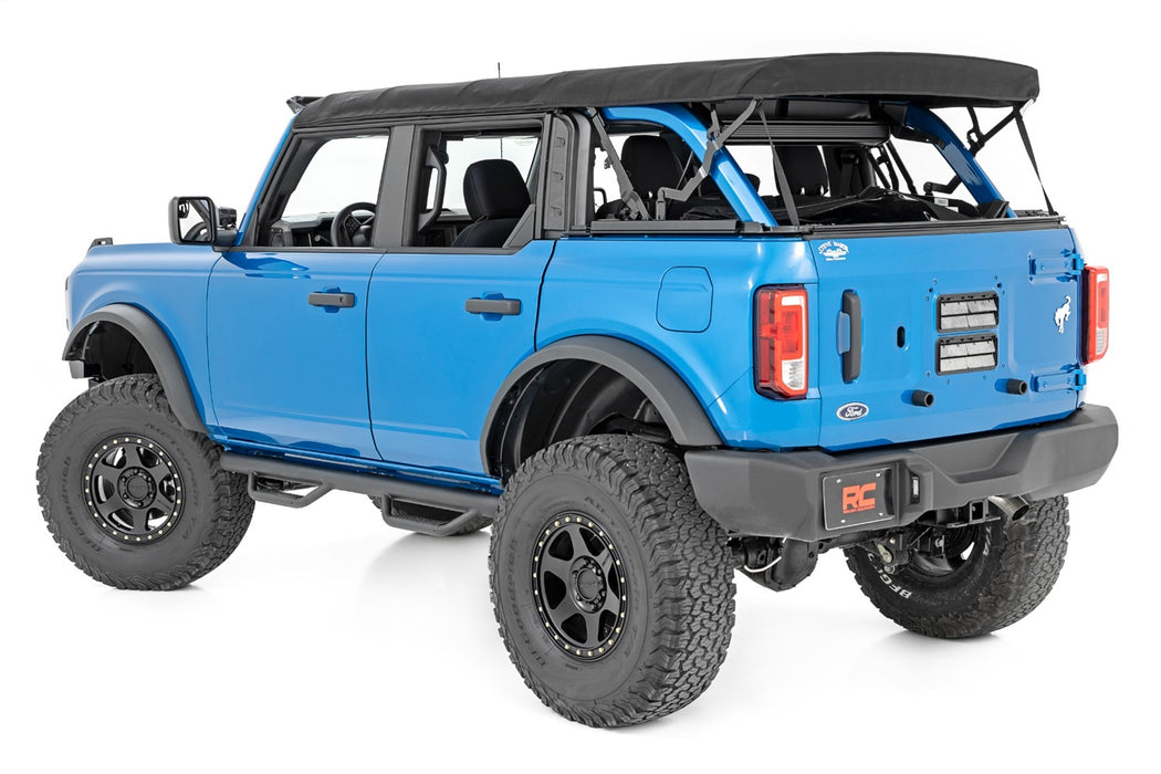 Rough Country RCF21584D Nerf Steps Wheel to Wheel 4 Door Ford Bronco 4WD (21-23) Rough Country - Truck Part Superstore