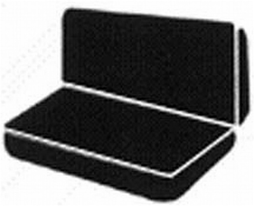 FIA TR42-1 WINE Wrangler™ Custom Seat Cover; Saddle Blanket; Wine; Rear Bench Seat; - Truck Part Superstore