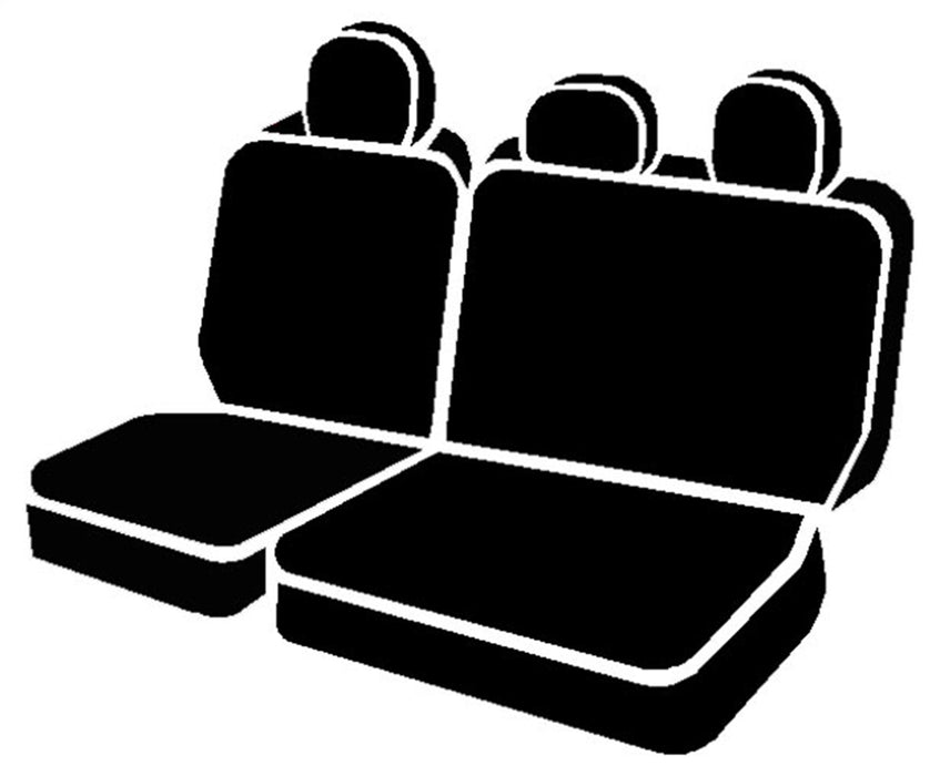 FIA OE32-30 CHARC Oe™ Custom Seat Cover; Tweed; Charcoal; Split Seat 60/40; Adjustable Headrests; - Truck Part Superstore