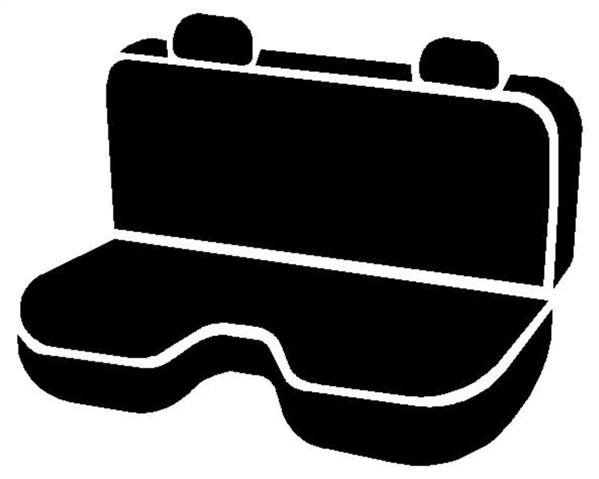 FIA SL62-43 BLK/BLK LeatherLite™ Custom Seat Cover - Truck Part Superstore
