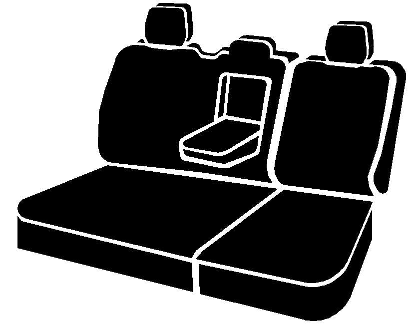 FIA SL62-53 BLK/BLK LeatherLite™ Custom Seat Cover - Truck Part Superstore