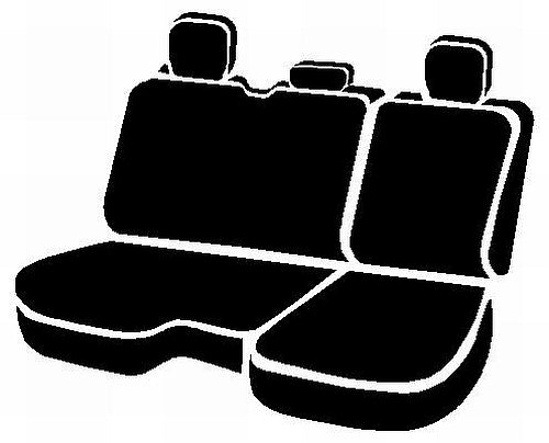FIA SL62-60 BLK/BLK LeatherLite™ Custom Seat Cover - Truck Part Superstore