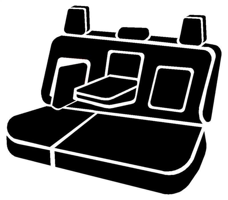 FIA SL62-66 BLK/BLK LeatherLite™ Custom Seat Cover - Truck Part Superstore