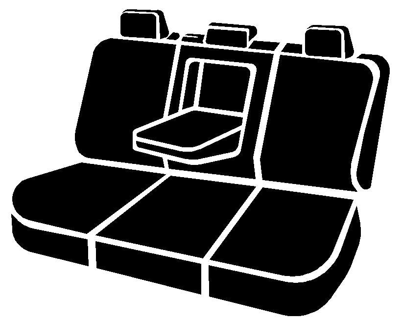 FIA OE32-69 CHARC Oe™ Custom Seat Cover; Second Row; Split Seat; 40/20/40; Charcoal; - Truck Part Superstore