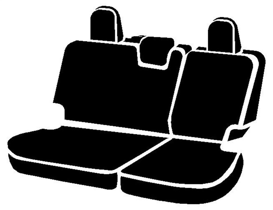 FIA TRS42-76 GRAY Wrangler™ Solid Seat Cover; Saddle Blanket; Gray; Split Seat 40/60; - Truck Part Superstore