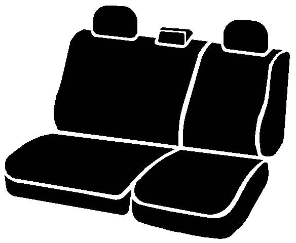 FIA SL62-86 BLK/BLK LeatherLite™ Custom Seat Cover - Truck Part Superstore