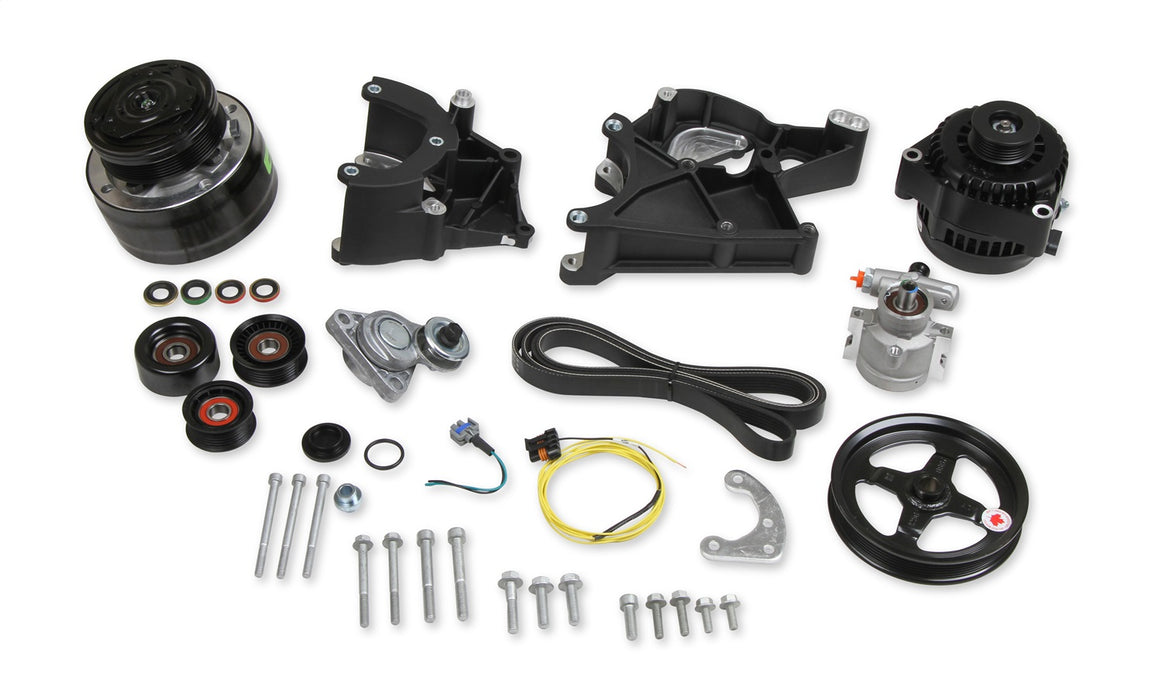 Holley 20-136BK AccessoryDriveCmpKit - Truck Part Superstore