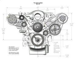 Holley 20-137 AccessoryDriveCmpKit - Truck Part Superstore