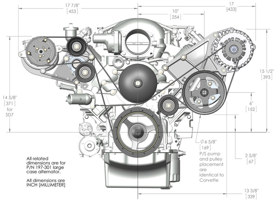 Holley 20-138 AccessoryDriveCmpKit - Truck Part Superstore