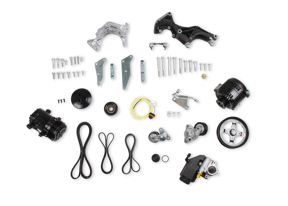 Holley 20-162BK Low LS Accessory Drive System Kit - Truck Part Superstore