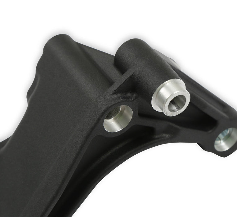 Holley 20-166BK Accessory Drive Bracket; For Alternator; Mid Mount LSA/LS; Black Cast Aluminum; - Truck Part Superstore