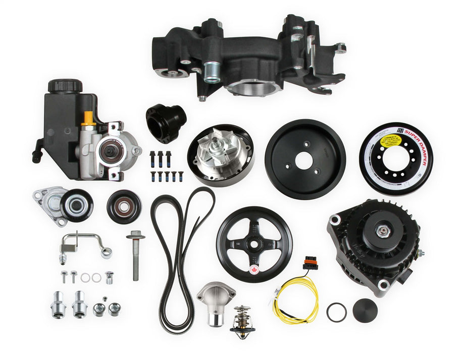 Holley 20-181BK Mid-Mount Complete Race Accessory System - Truck Part Superstore