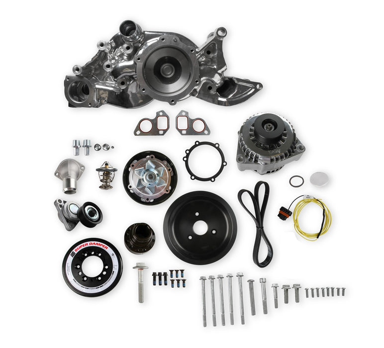 Holley 20-182P Mid-Mount Complete Race Accessory System - Truck Part Superstore
