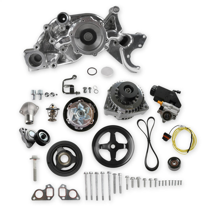 Holley 20-186P Mid-Mount Complete Race Accessory System - Truck Part Superstore