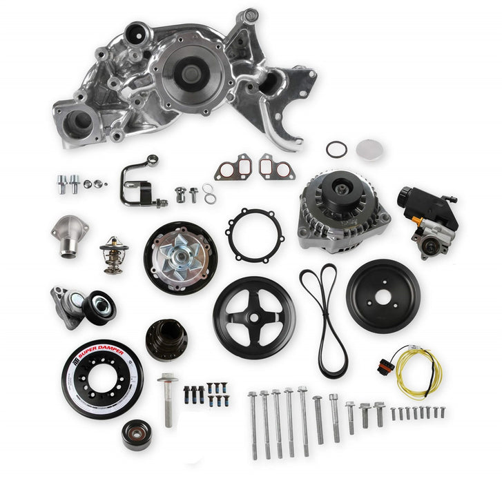 Holley 20-191P Premium Mid-Mount Complete Race Accessory System - Truck Part Superstore