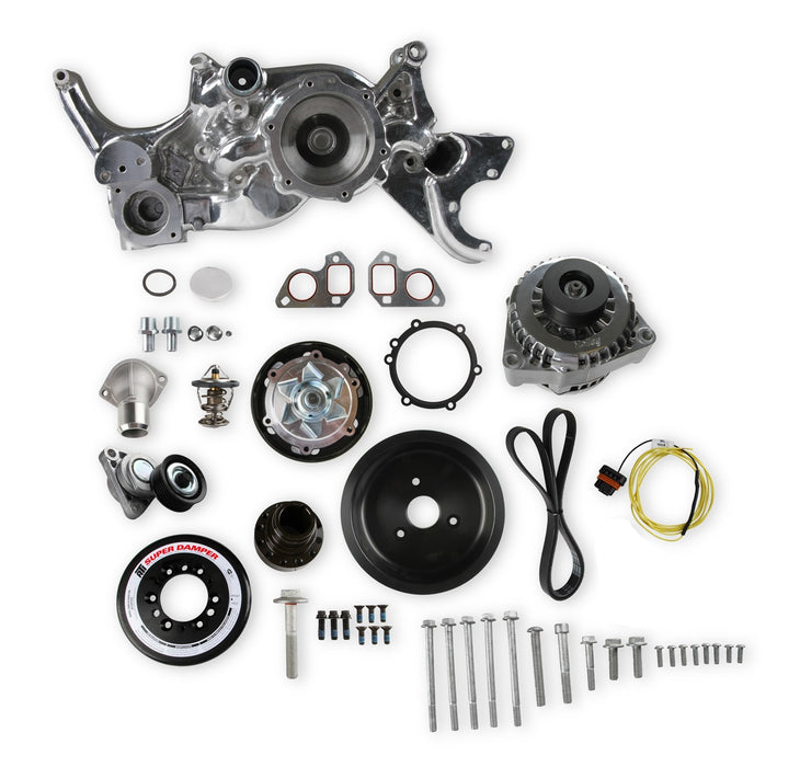 Holley 20-192P Premium Mid-Mount Complete Race Accessory System - Truck Part Superstore