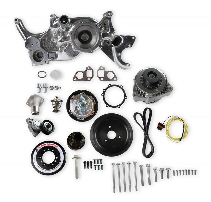 Holley 20-192P Premium Mid-Mount Complete Race Accessory System - Truck Part Superstore