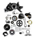 Holley 20-201BK Mid-Mount Accessory Drive System Kit; Incl. Water Pump/Alternator; Black; - Truck Part Superstore
