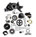 Holley 20-201BK Mid-Mount Accessory Drive System Kit; Incl. Water Pump/Alternator; Black; - Truck Part Superstore
