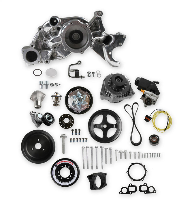 Holley 20-201P Mid-Mount Accessory Drive System Kit - Truck Part Superstore