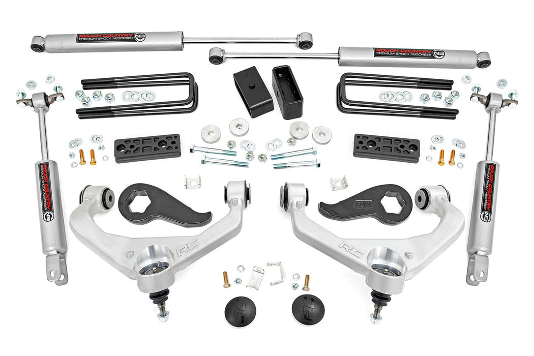 Rough Country 95630 3 Inch Lift Kit with N3 Shocks 20-22 Chevy/GMC Sierra 3500 HD/Silverado 3500 HD Rough Country - Truck Part Superstore