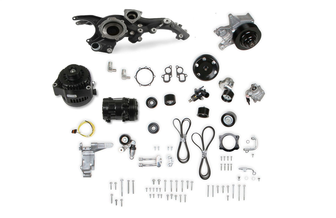 Holley 20-230BK Premium Mid-Mount Complete Accessory System - Truck Part Superstore