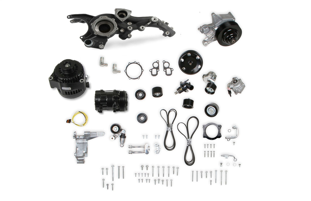 Holley 20-230BK Premium Mid-Mount Complete Accessory System - Truck Part Superstore