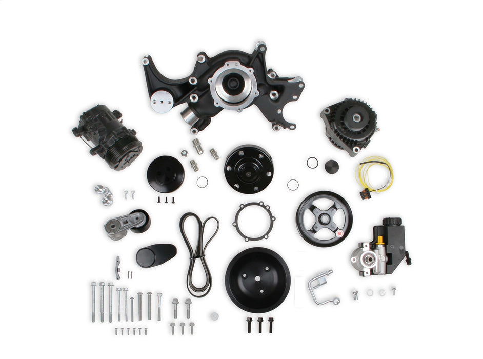 Holley 20-242BK Mid-Mount Complete Accessory Drive System - Truck Part Superstore