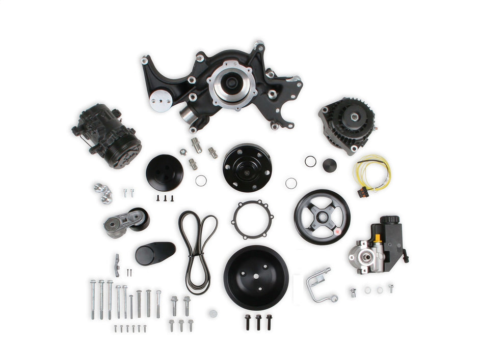 Holley 20-242BK Mid-Mount Complete Accessory Drive System - Truck Part Superstore