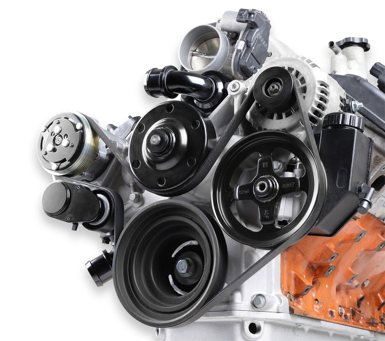 Holley 20-290 Holley Mid-Mount Complete Accessory System - Truck Part Superstore