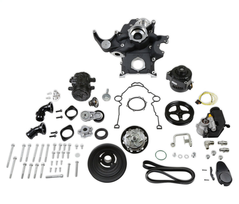 Holley 20-290BK Holley Mid-Mount Complete Accessory System - Truck Part Superstore