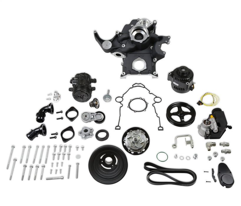 Holley 20-290BK Holley Mid-Mount Complete Accessory System - Truck Part Superstore