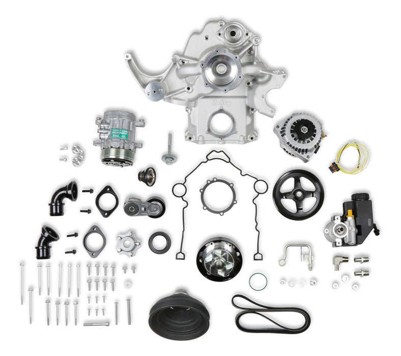 Holley 20-291 Holley Mid-Mount Complete Accessory System - Truck Part Superstore
