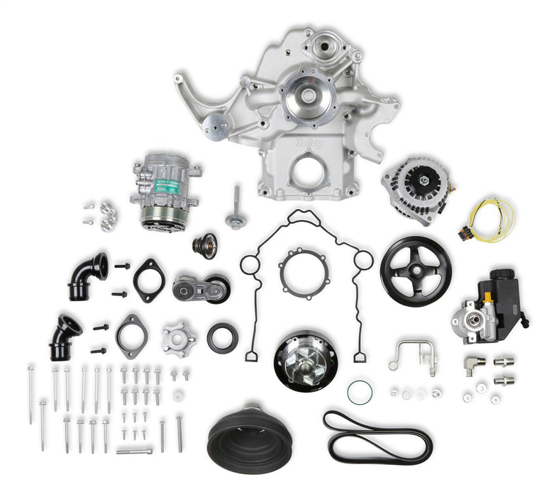 Holley 20-291 Holley Mid-Mount Complete Accessory System - Truck Part Superstore