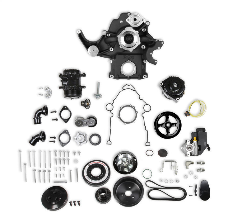 Holley 20-292BK Holley Premium Mid-Mount Complete Accessory System - Truck Part Superstore