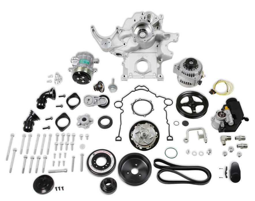 Holley 20-293 Holley Premium Mid-Mount Complete Accessory System - Truck Part Superstore