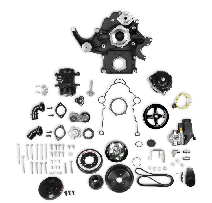 Holley 20-293BK Holley Premium Mid-Mount Complete Accessory System - Truck Part Superstore