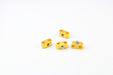 Lokar 20-327-15 Double Place T Clamp; 5/16 in.-3/8 in; 4 Pieces; Yellow; - Truck Part Superstore