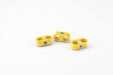 Lokar 20-622-15 Double Place T Clamp; 5/8 in.-5/8 in; 6AN; 3 Pieces; Yellow; - Truck Part Superstore