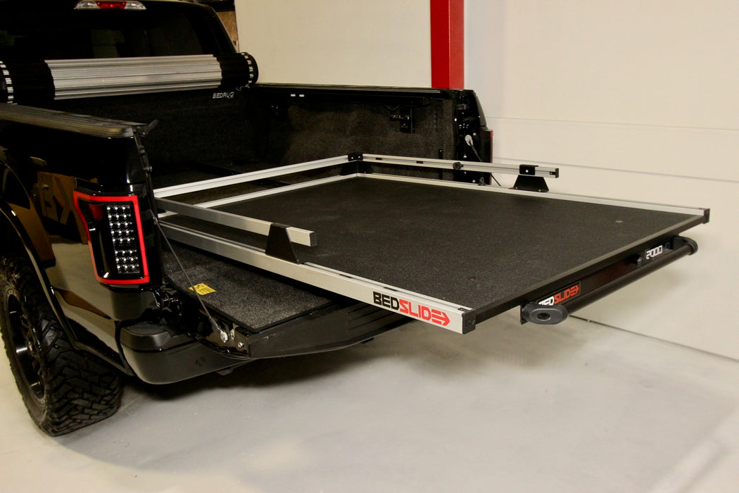 BedSlide 20-7548-HD BedSLIDE 6 5 FT Short Bed Chevy/Dodge/Ford/Nissan/Toyota 75 Percent Ext 2000lbs Heavy Duty 75X48 Inch - Truck Part Superstore