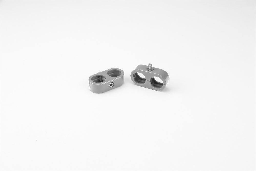 Lokar 20-835-19 Heater/AC T Clamp; 15/16 in.-15/16 in; 5/8 in.-5/8 in. ID; 2 Pieces; Gray; - Truck Part Superstore