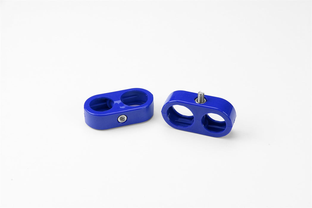 Lokar 20-836-12 Heater/AC T Clamp; 15/16 in.-1 1/16 in; 5/8 in.-3/4 in. ID; 2 Pieces; Blue; - Truck Part Superstore