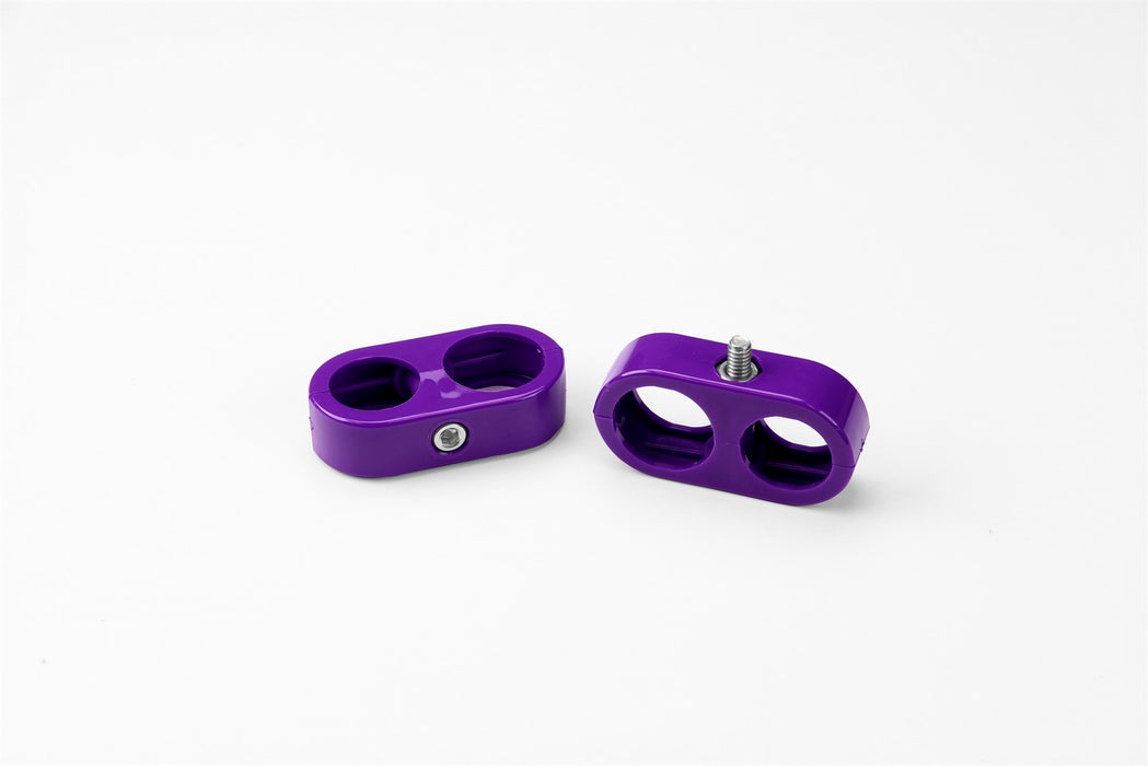 Lokar 20-836-20 Heater/AC T Clamp; 15/16 in.-1 1/16 in; 5/8 in.-3/4 in. ID; 2 Pieces; Purple; - Truck Part Superstore