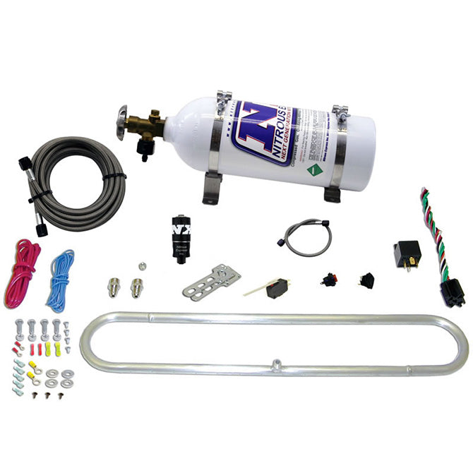 Nitrous Express 20000CR-05 N-TERCOOLER system for CO2 WITH 5LB BOTTLE (Remote Mount Solenoid) - Truck Part Superstore