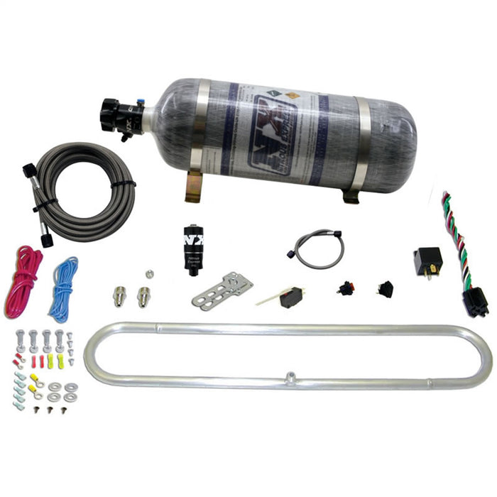Nitrous Express 20000R-12 N-TERCOOLER SYSTEM W/COMPOSITE BOTTLE (Remote Mount Solenoid) - Truck Part Superstore