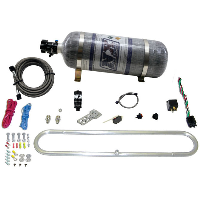 Nitrous Express 20000R-12 N-TERCOOLER SYSTEM W/COMPOSITE BOTTLE (Remote Mount Solenoid) - Truck Part Superstore