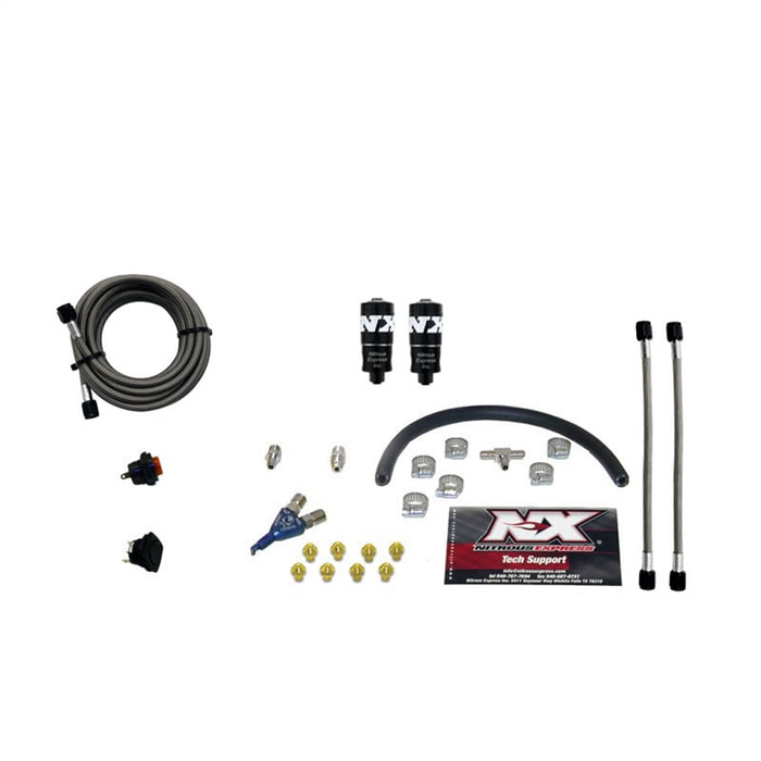 Nitrous Express 20001-00 HITMAN EFI SINGLE NOZZLE PIRANHA SYSTEM (35-50-75HP ) LESS BOTTLE - Truck Part Superstore