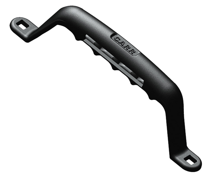 Carr 200031 10" Grab Handle; Bolt On; Cast Aluminum; XP3 Black Powder Coat; Single - Truck Part Superstore